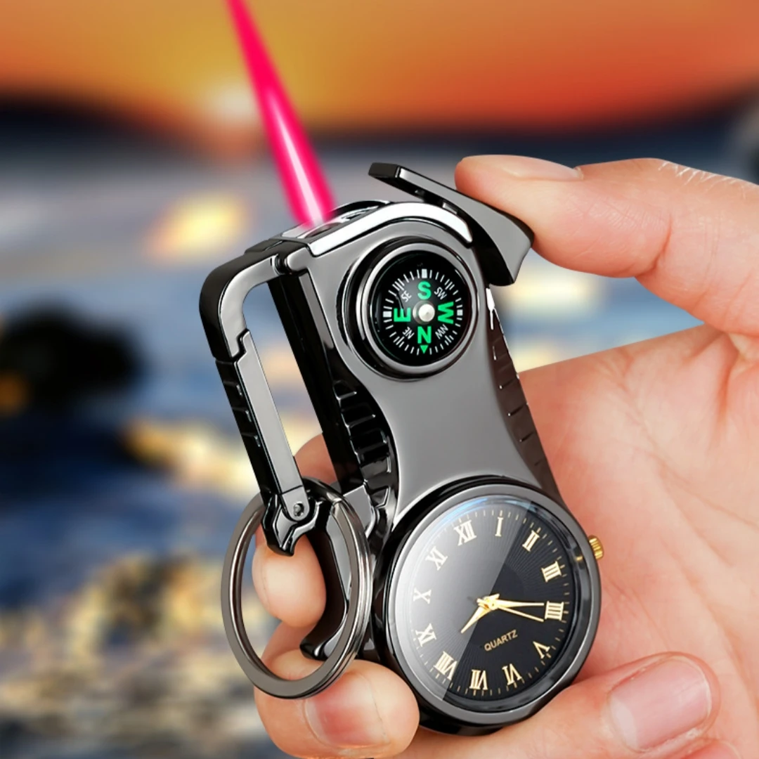 Multifunctional Red Flame Direct Charge Lighter Watch Outdoor Compass Bottle Opener Keychain Multifunctional Lighter Inflatable
Multifunctional Red Flame Direct Charge Lighter Watch Outdoor Compass Bottle Opener Keychain Multifunctional Lighter Inflatable