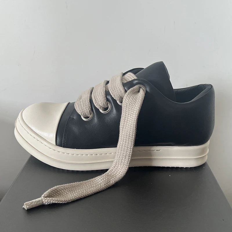 Ladies Skateboard Shoes Autumn New Real Leather Upper Height Increasing Sneakers Round Head Non-slip Thick Bottom Lovers Loafers
Ladies Skateboard Shoes Autumn New Real Leather Upper Height Increasing Sneakers Round Head Non-slip Thick Bottom Lovers Loafers