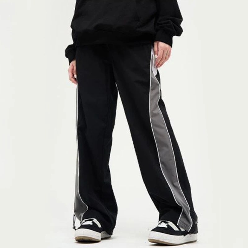 Y2K Striped Wide Leg Pants Women Vintage Hip Hop Baggy Streetwear Jogging Trousers Oversized Fashion Patchwork Straight Pants
Y2K Striped Wide Leg Pants Women Vintage Hip Hop Baggy Streetwear Jogging Trousers Oversized Fashion Patchwork Straight Pants