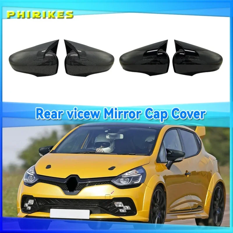 For Renault Clio 4 MK4 2 Pieces ABS Plastic Bat Wing Mirror Covers Caps Rearview Mirror Case Cover Gloss Black Car Accessories
For Renault Clio 4 MK4 2 Pieces ABS Plastic Bat Wing Mirror Covers Caps Rearview Mirror Case Cover Gloss Black Car Accessories