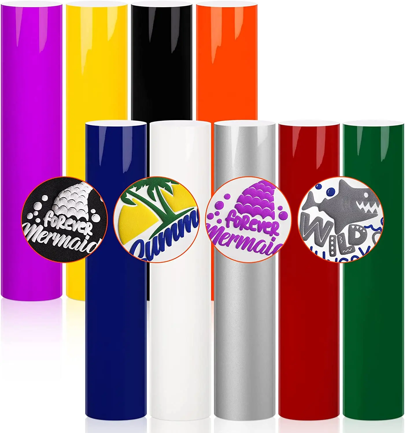 10 Different Colors 10"x10"/25x20/25/30cm 3D Puff Heat Transfer Vinyl noctilucent Heat Press Machine Tshirt Iron On HTV
10 Different Colors 10"x10"/25x20/25/30cm 3D Puff Heat Transfer Vinyl noctilucent Heat Press Machine Tshirt Iron On HTV