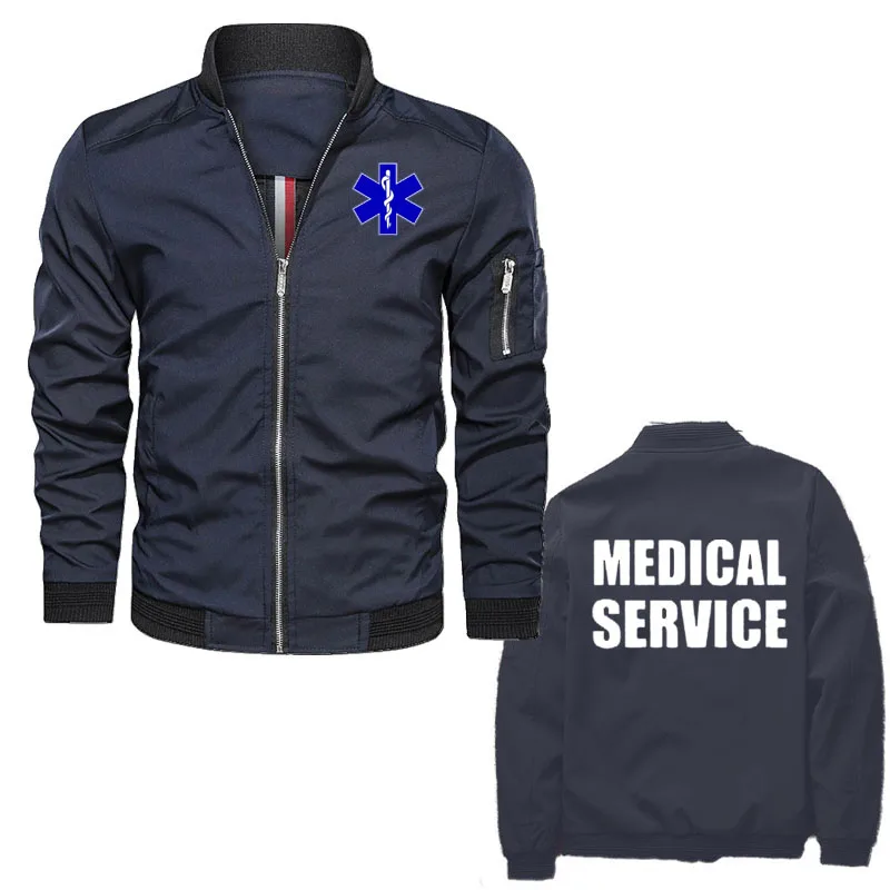 

EMT Emergency Ambulance 2024 New Windbreaker Men's jacket Hip hop street sports men's Military Tactical jacket autumn Men's coat