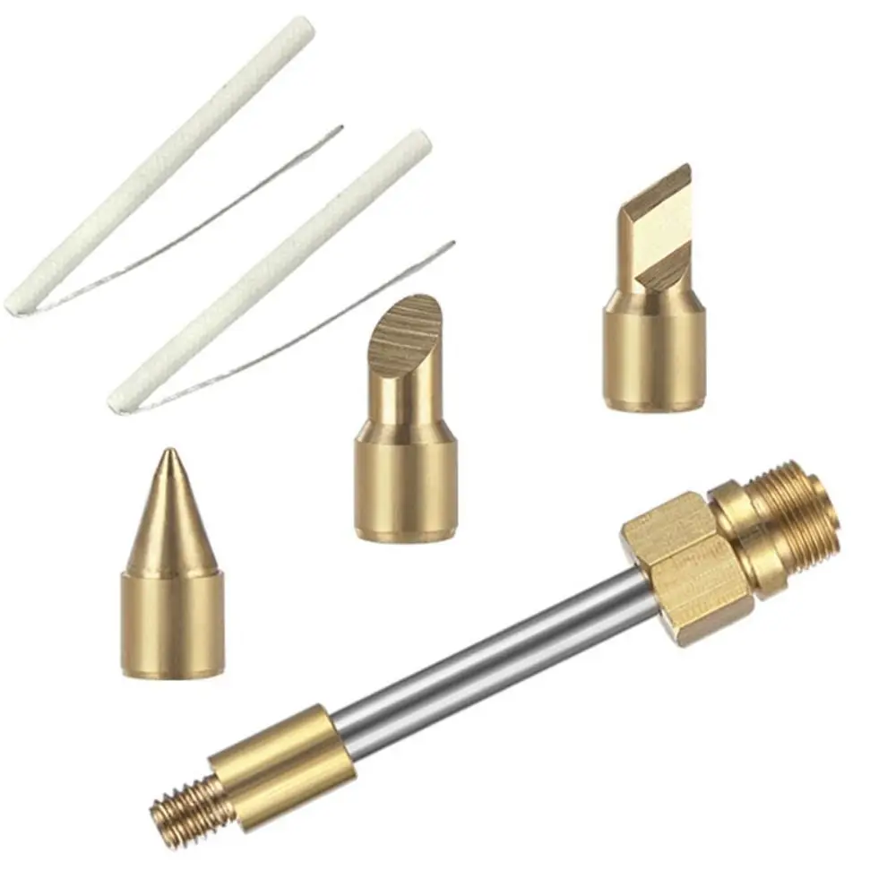 Replacement USB Soldering Iron Tips Corrosion Resistant Soldering Station Kits 510 Interface Solder Head Soldering Iron Head
Replacement USB Soldering Iron Tips Corrosion Resistant Soldering Station Kits 510 Interface Solder Head Soldering Iron Head