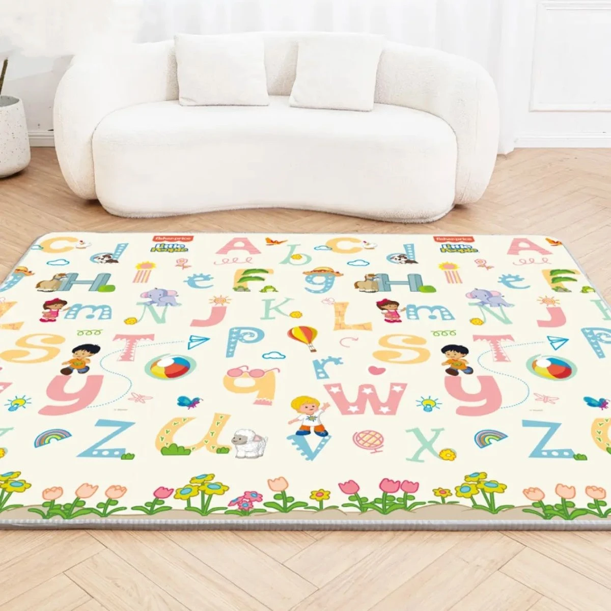 

1cm EPE Baby Crawling Play Mat Lion Giraffe Bear Pattern Folding Mat Carpet Thick Play Mat for Children's Safety Mat Rug Playmat