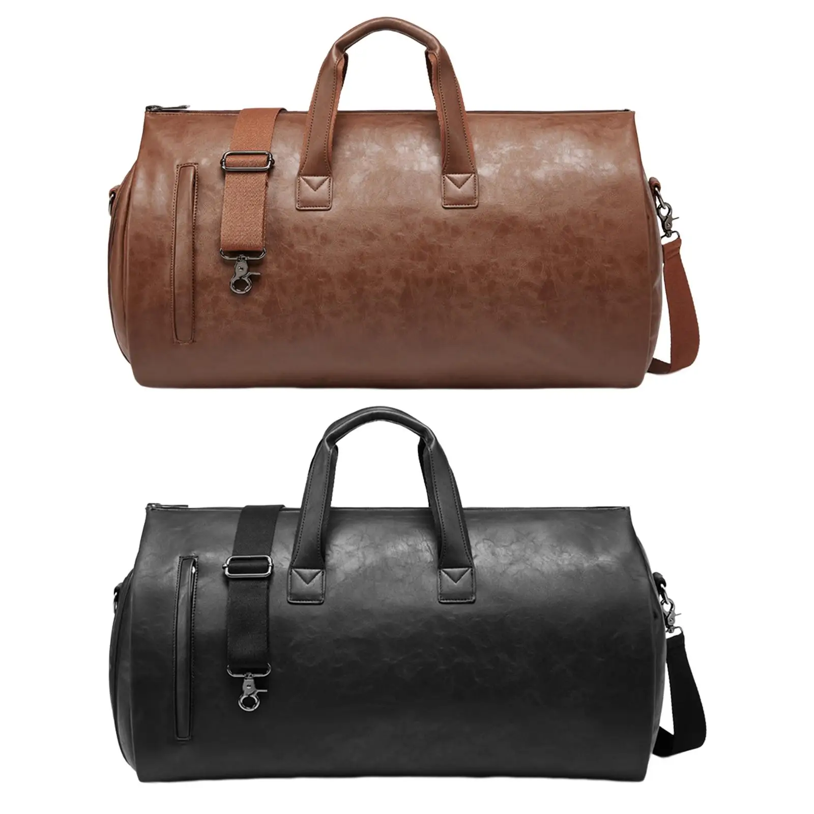 Leather Duffle Bag Multipurpose Weekender Bag Overnight Bag Portable Shoulder Handbag with Shoes Compartment for Hiking Holiday
Leather Duffle Bag Multipurpose Weekender Bag Overnight Bag Portable Shoulder Handbag with Shoes Compartment for Hiking Holiday