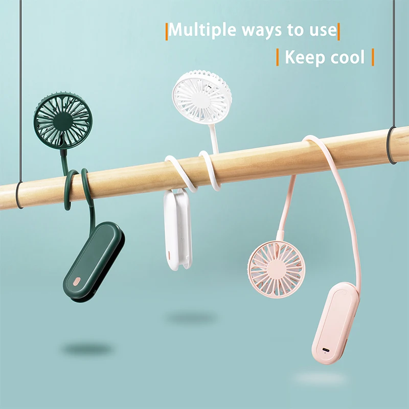Mini Neck Fan Portable USB Rechargeable Mute Sports NeckFans for Outdoor Can be Stored Ventilador Portatil Abanicos Cooling
Mini Neck Fan Portable USB Rechargeable Mute Sports NeckFans for Outdoor Can be Stored Ventilador Portatil Abanicos Cooling