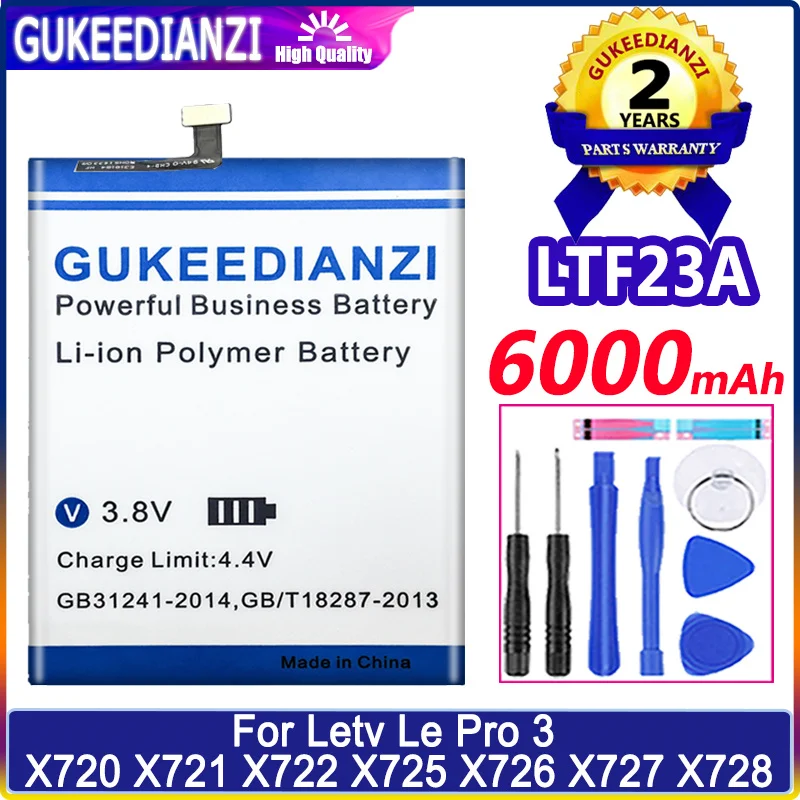 LTF23A LTF26A Battery For Letv LeEco Le Pro 3 Pro3 AI X720 X721 X722 X725 X726 X727 X728 X650 X651 X652 X653 X656 X657 X658 X659
LTF23A LTF26A Battery For Letv LeEco Le Pro 3 Pro3 AI X720 X721 X722 X725 X726 X727 X728 X650 X651 X652 X653 X656 X657 X658 X659