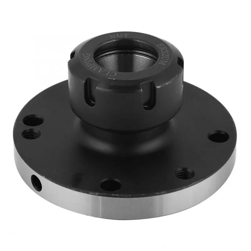 ER32-125mm(95mm)/ER40-125mm(95mm) straight hole type collet chuck with back plate, use with ER collets
ER32-125mm(95mm)/ER40-125mm(95mm) straight hole type collet chuck with back plate, use with ER collets