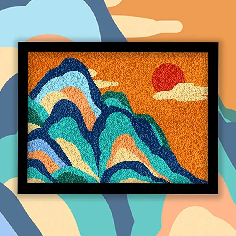 DIY Landscape Sky Series Digital Pulp Painting Three-dimensional Paper Custom Decorative Painting
DIY Landscape Sky Series Digital Pulp Painting Three-dimensional Paper Custom Decorative Painting