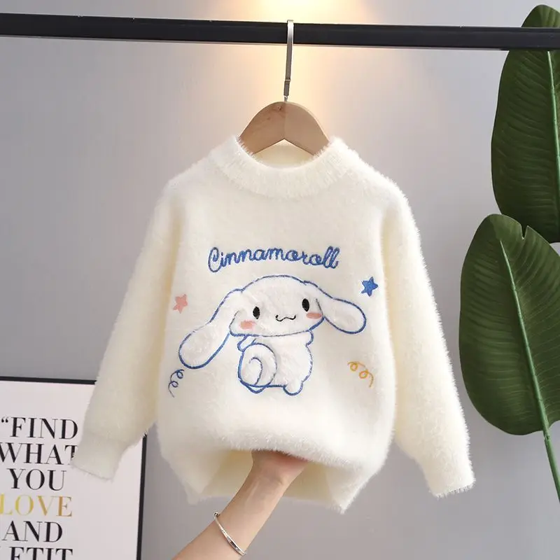 Cute Sanrio Sweater Cinnamoroll Accessories Kawaii Beauty Cartoon Anime Autumn and Winter Knit Sweater Bottoms Toy for Girl Gift
Cute Sanrio Sweater Cinnamoroll Accessories Kawaii Beauty Cartoon Anime Autumn and Winter Knit Sweater Bottoms Toy for Girl Gift