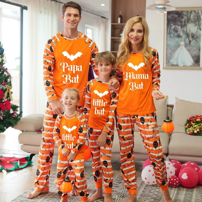 Halloween Family Matching Pajamas Set Cartoon Pumpkin Family Clothes Set Adults Kids Baby Pajama Set Family Look
Halloween Family Matching Pajamas Set Cartoon Pumpkin Family Clothes Set Adults Kids Baby Pajama Set Family Look