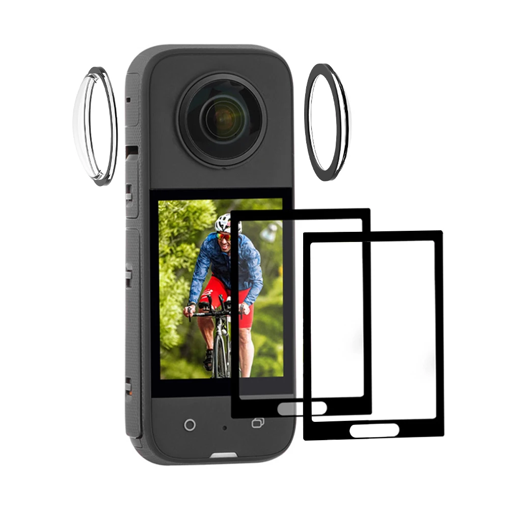 1 пара крышек объектива и пленки для экрана для Insta360X3 крышка объектива камеры Защита экрана для Insta360 X3 аксессуары
1 пара крышек объектива и пленки для экрана для Insta360X3 крышка объектива камеры Защита экрана для Insta360 X3 аксессуары