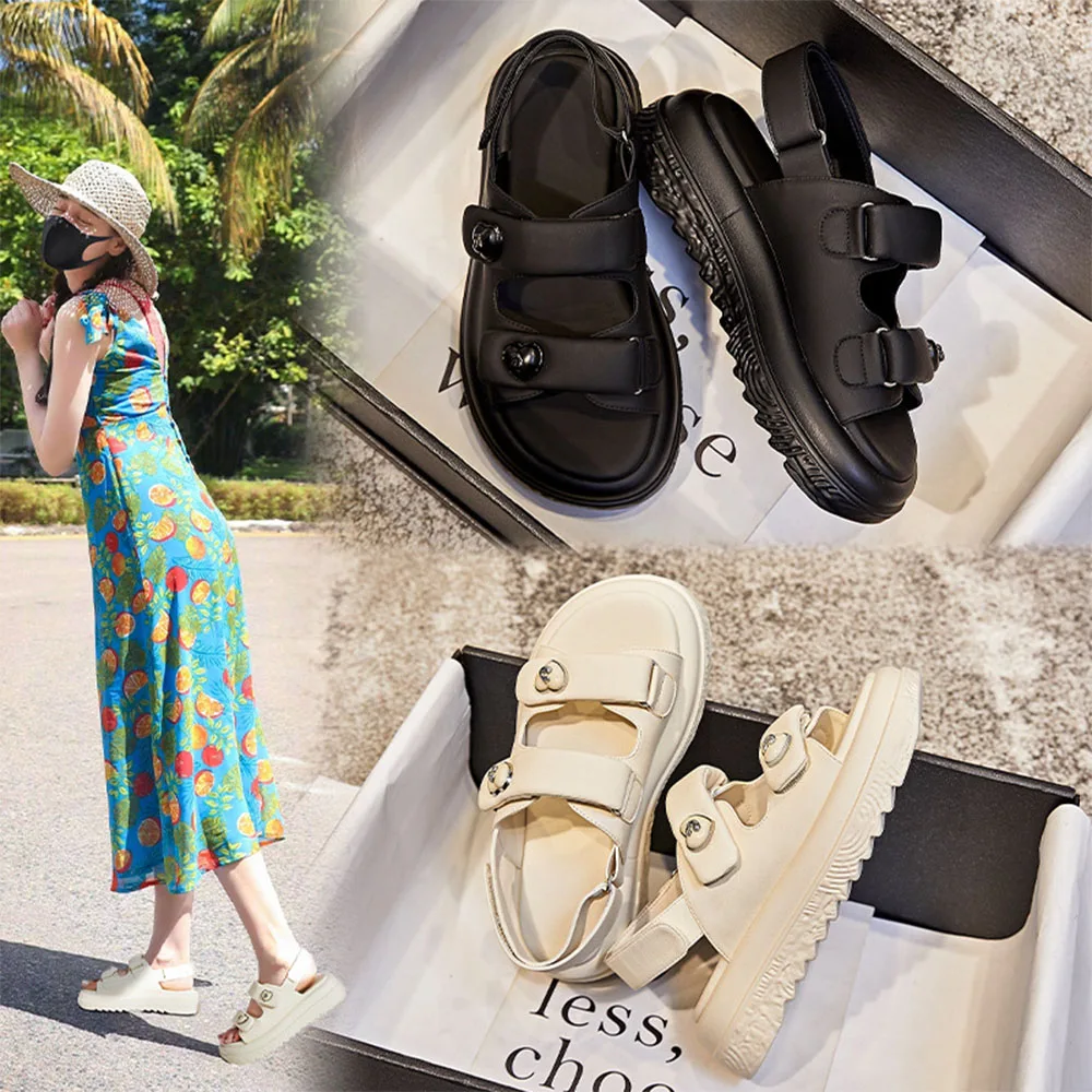 2024 Summer Luxury Designer Sponge Bottom Sports Style Sandals Casual Versatile Women's Sandals Fashion Style
2024 Summer Luxury Designer Sponge Bottom Sports Style Sandals Casual Versatile Women's Sandals Fashion Style