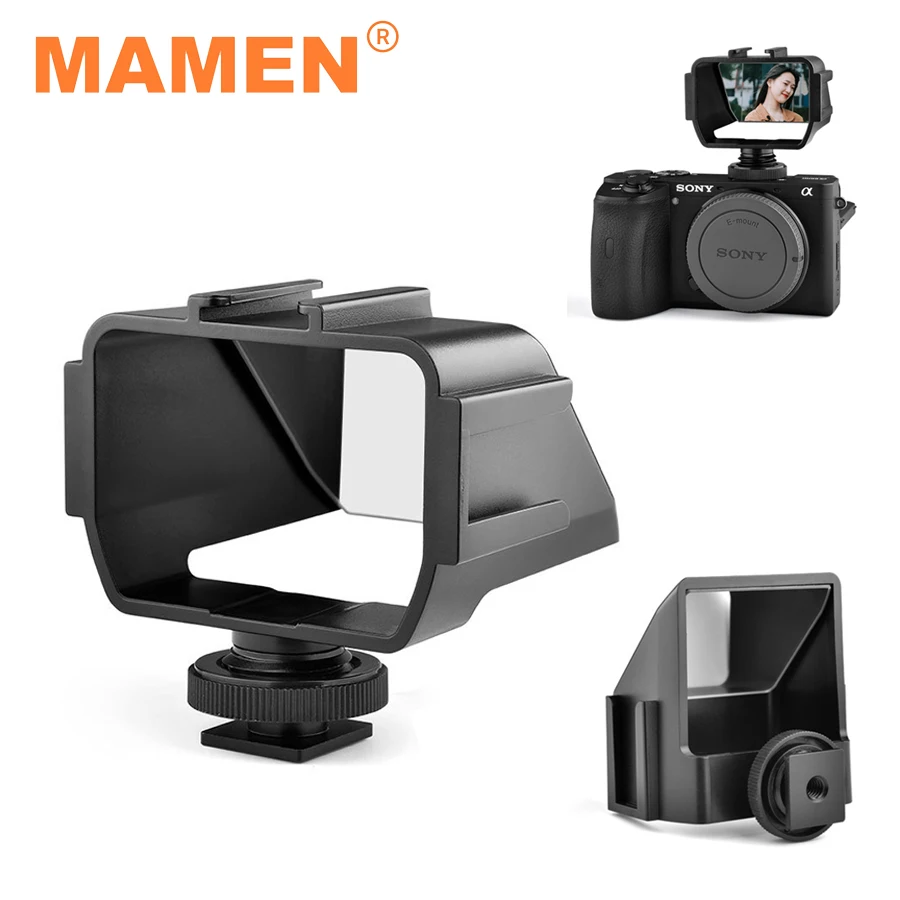 MAMEN Vlog Camera Flip Mirror Screen with 3 Cold Shoe Slots for Canon Sony A6000/A6300/A6500/A72/A73 Nikon Z6/Z7 Fuji Camera
MAMEN Vlog Camera Flip Mirror Screen with 3 Cold Shoe Slots for Canon Sony A6000/A6300/A6500/A72/A73 Nikon Z6/Z7 Fuji Camera