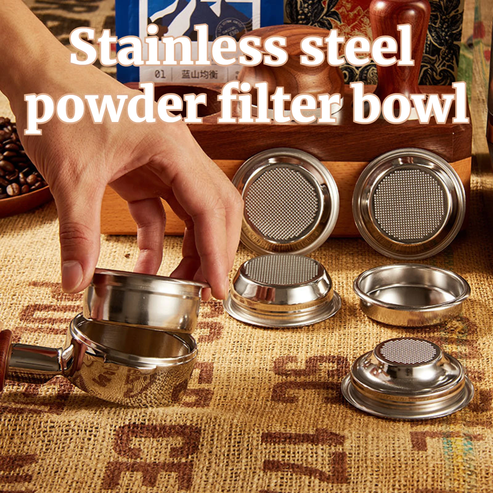 58mm Stainless Steel Coffee Filter Basket For Machine Delonghi Breville CafeDripper Portafilter Coffee Maker Strainer
58mm Stainless Steel Coffee Filter Basket For Machine Delonghi Breville CafeDripper Portafilter Coffee Maker Strainer