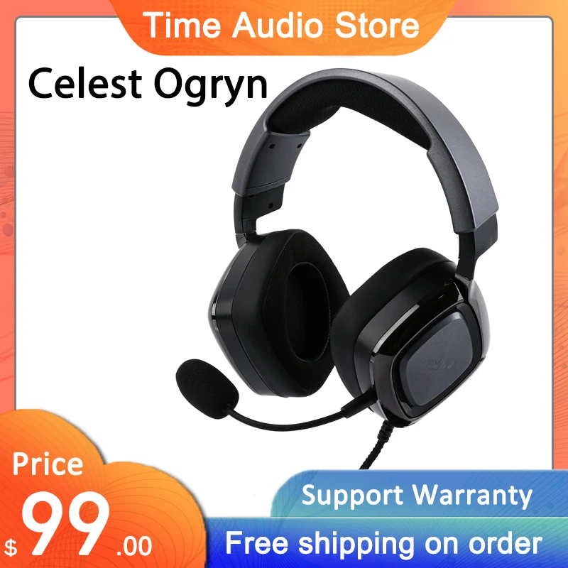 

Pre-order Celest Ogryn 50mm Large Driver Gaming Headphones Wired Over-ear Gaming Headphone for Audiophiles Musicians