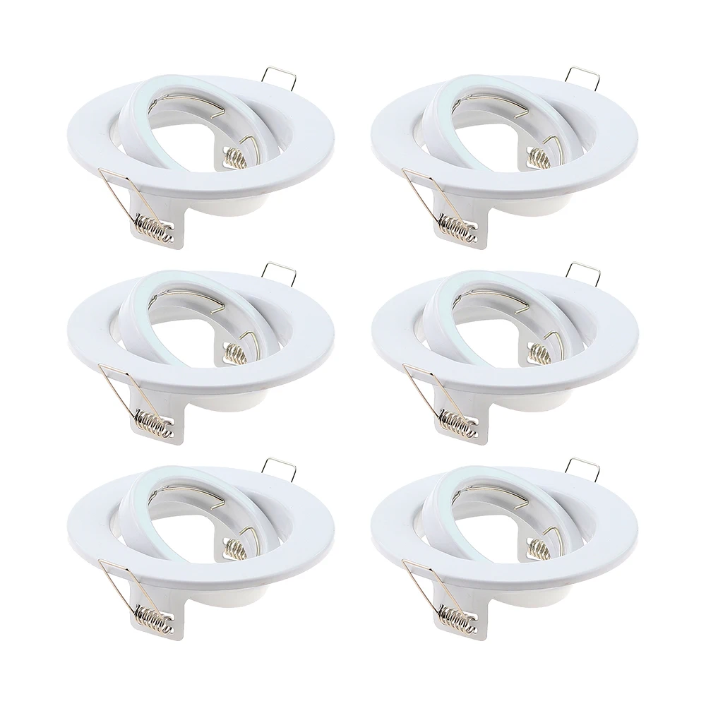 6PCS Surface Mounting Frame MR16 GU10 Base Socket Lighting Fixture Modern Aluminum White Recessed LED Spotlight
6PCS Surface Mounting Frame MR16 GU10 Base Socket Lighting Fixture Modern Aluminum White Recessed LED Spotlight