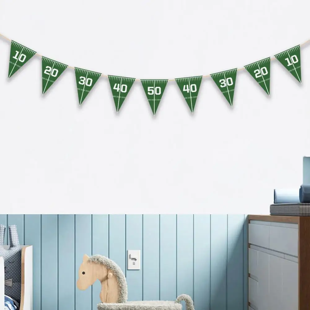 Rugby Fan Decorations Rugby Themed Vibrant Colors Flag Create Atmosphere with Easy Hanging Party Decoration Football for Sports
Rugby Fan Decorations Rugby Themed Vibrant Colors Flag Create Atmosphere with Easy Hanging Party Decoration Football for Sports