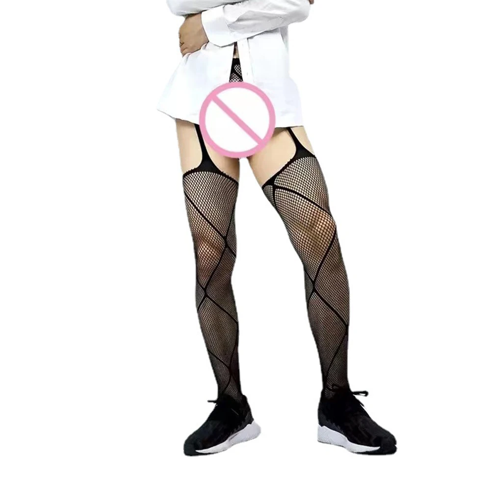 Men Sissy Body Stockings Pantyhose Sheer Mesh Hollow Out Fishnet Tights Pants Elastic Mesh See-through Thigh High Stocks Club
Men Sissy Body Stockings Pantyhose Sheer Mesh Hollow Out Fishnet Tights Pants Elastic Mesh See-through Thigh High Stocks Club