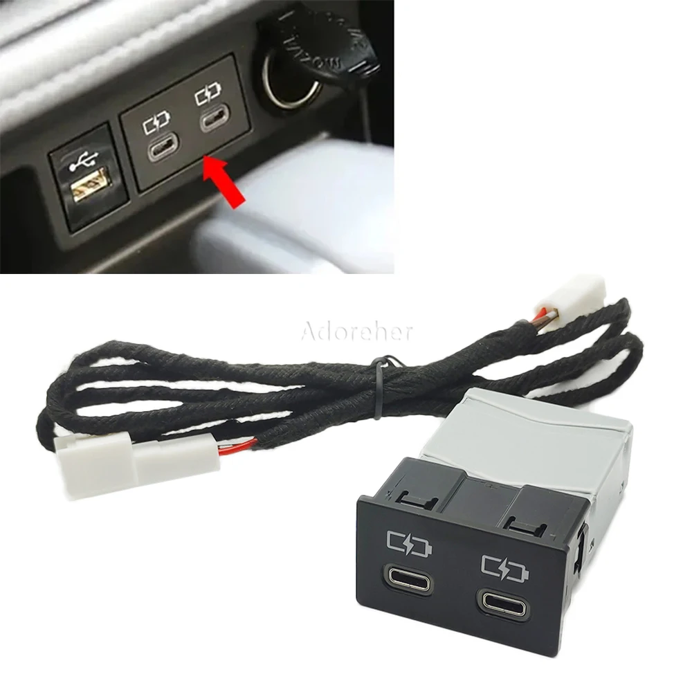 Quick Car Charger Socket Cigarette Lighter QC3.0 USB Interface Phone Fast Charger for Toyota Camry Highlander Corolla RAV4 LEVIN
Quick Car Charger Socket Cigarette Lighter QC3.0 USB Interface Phone Fast Charger for Toyota Camry Highlander Corolla RAV4 LEVIN