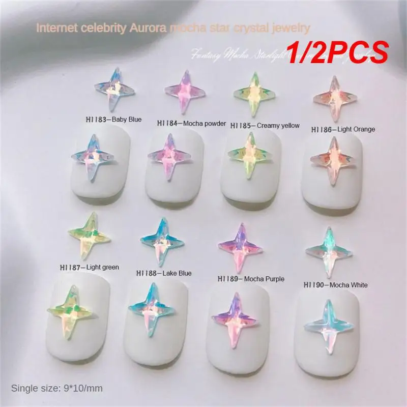 1/2PCS Ornament Rhinestones Various Colors Preferred Material Star Design Aurora Color Matching Nail Art Accessories
1/2PCS Ornament Rhinestones Various Colors Preferred Material Star Design Aurora Color Matching Nail Art Accessories