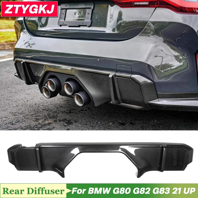 M Style Dry Carbon Fiber Material Rear Bumper Lip Diffuser With Trims Panel For BMW M3 G80 M4 G82 G83 Tuning 2021 Up
M Style Dry Carbon Fiber Material Rear Bumper Lip Diffuser With Trims Panel For BMW M3 G80 M4 G82 G83 Tuning 2021 Up
