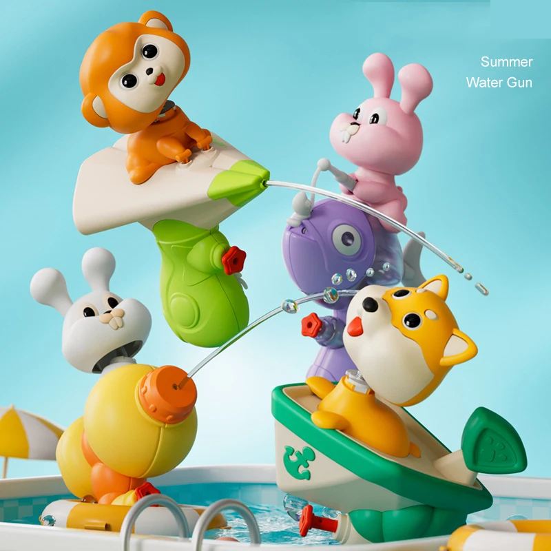 New Shake Head Cute Pet Cartoon Water Gun Water Spray Play Children's Water Gun Boys and Girls Baby Swimming Toys
New Shake Head Cute Pet Cartoon Water Gun Water Spray Play Children's Water Gun Boys and Girls Baby Swimming Toys