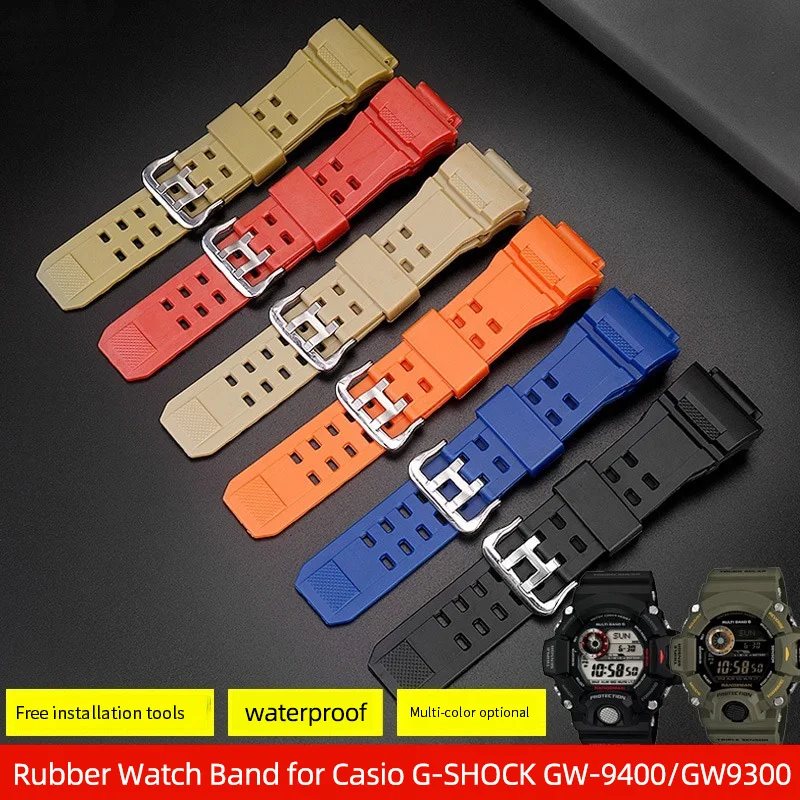 Резиновый ремешок для часов для Casio G-SHOCK/GW9300, сменный силиконовый спортивный водонепроницаемый браслет для мужчин, аксессуары
Резиновый ремешок для часов для Casio G-SHOCK/GW9300, сменный силиконовый спортивный водонепроницаемый браслет для мужчин, аксессуары
