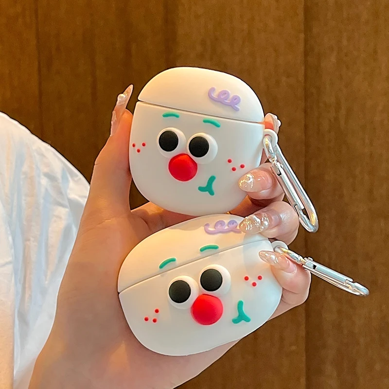 For Airpods Pro 2 3D Funny Cartoon Earpods Case for Apple Airpods 1 2 3 Lovely Wireless Earphone Headset Soft Silicone Cover kid
For Airpods Pro 2 3D Funny Cartoon Earpods Case for Apple Airpods 1 2 3 Lovely Wireless Earphone Headset Soft Silicone Cover kid