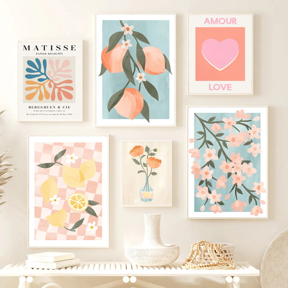Matisse Flower Cocktail Lemon Peach Retro Wall Art Canvas Painting Nordic Posters And Prints Wall Pictures For Living Room Decor
Matisse Flower Cocktail Lemon Peach Retro Wall Art Canvas Painting Nordic Posters And Prints Wall Pictures For Living Room Decor