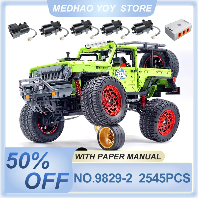 

IM Master 9829-2 MOC Technical Off-Road Vehicle 2545pcs SUV Model Building Blocks Bricks Puzzle Toy Christmas Gifts For Kids