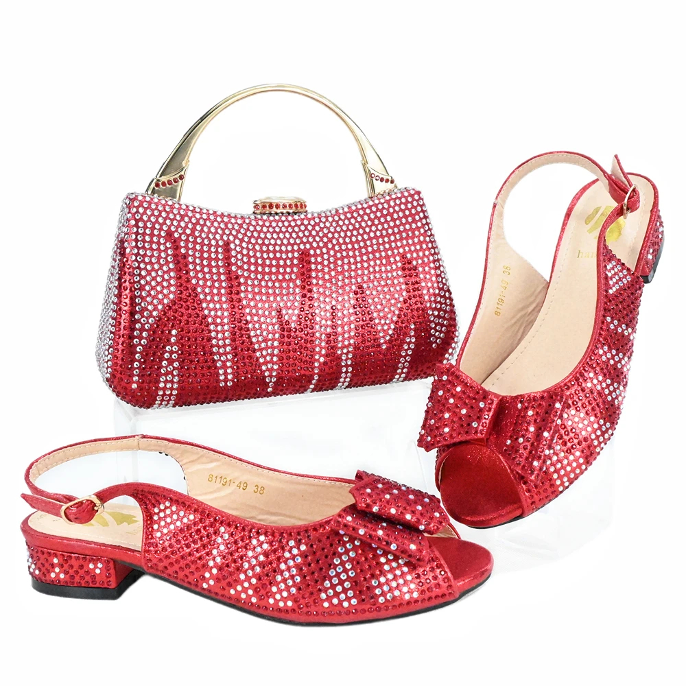 Haniye Fashion Ladies Italian Shoe And Mental Handle Bag Set Red Color Italian Shoe With Matching Bag Set
Haniye Fashion Ladies Italian Shoe And Mental Handle Bag Set Red Color Italian Shoe With Matching Bag Set