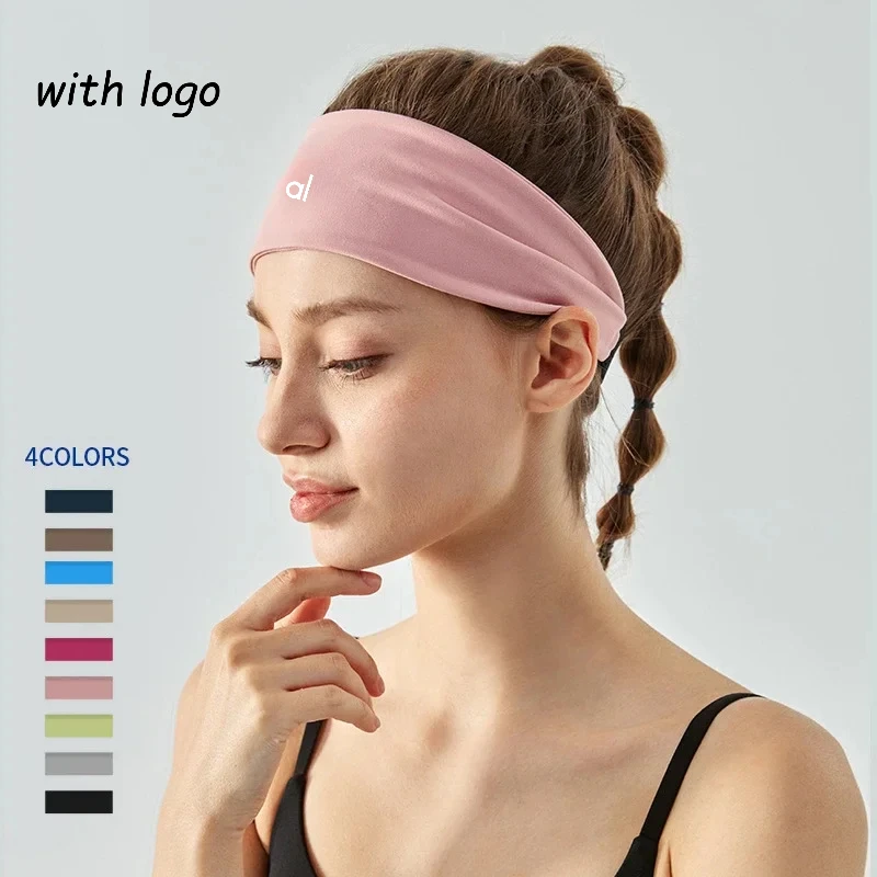

AL Headband Running Fitness Anti Sweat Exercise Yoga Headband for Woman Yoga Hair Band High Elasticity Sweat Absorbing