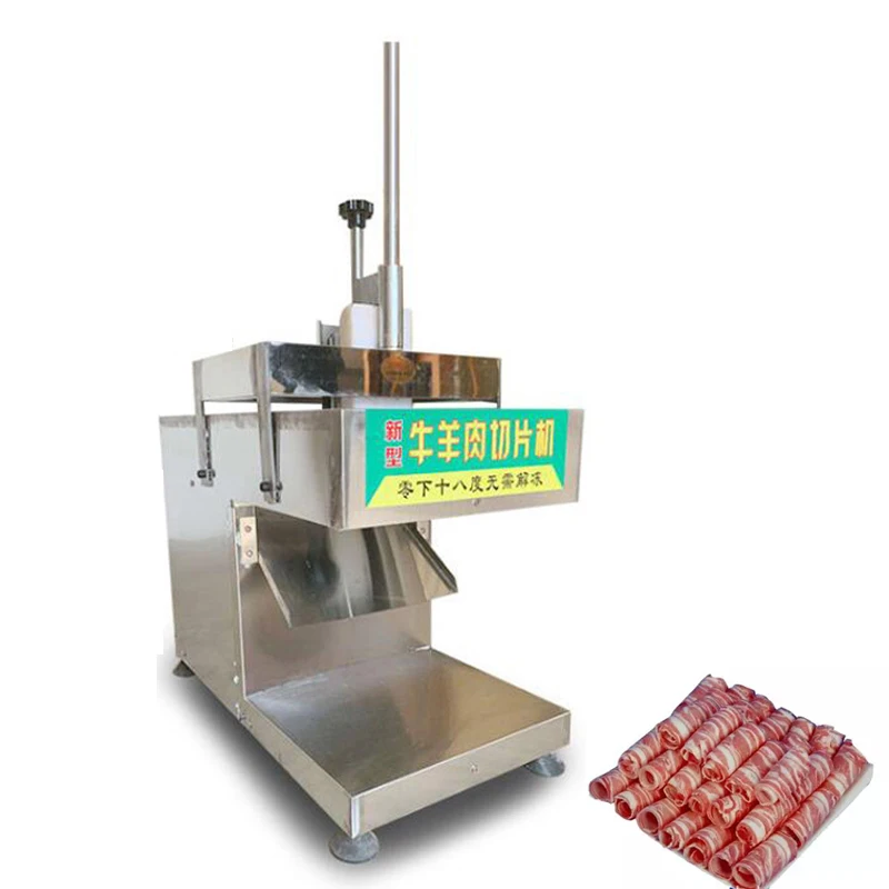 Meat Slicer Electric Lamb Beef Slicer Freezing Meat Cutter Machine Mutton Roll Cutting Machine Meat Planer Food Processor
Meat Slicer Electric Lamb Beef Slicer Freezing Meat Cutter Machine Mutton Roll Cutting Machine Meat Planer Food Processor
