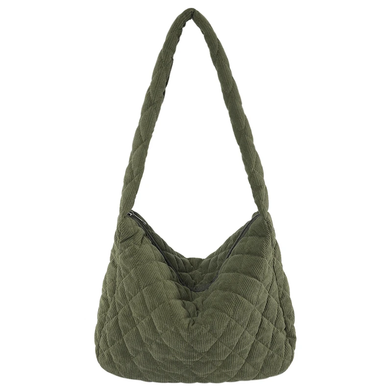 Diamond Lattice Shoulder Bags For Women Large Capacity Solid Messenger Bags Simple Cloth Korea Corduroy Crossbody Packages
Diamond Lattice Shoulder Bags For Women Large Capacity Solid Messenger Bags Simple Cloth Korea Corduroy Crossbody Packages