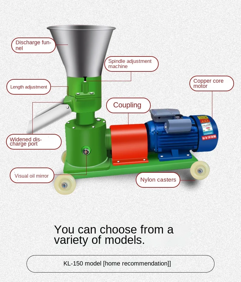 YY Nongyou Feed Pellet Machine Homemade New 160 Matching Grass Small Household
YY Nongyou Feed Pellet Machine Homemade New 160 Matching Grass Small Household