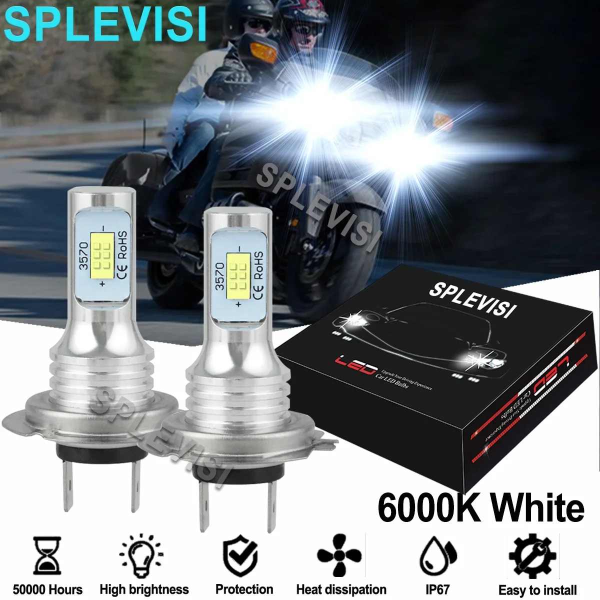 2x White Motorcycle LED Headlights For Honda Goldwing F6B GL1800B 2013-2016 Silver Wing 600FSC600 2002-2006 2007 2008 2009 2010
2x White Motorcycle LED Headlights For Honda Goldwing F6B GL1800B 2013-2016 Silver Wing 600FSC600 2002-2006 2007 2008 2009 2010