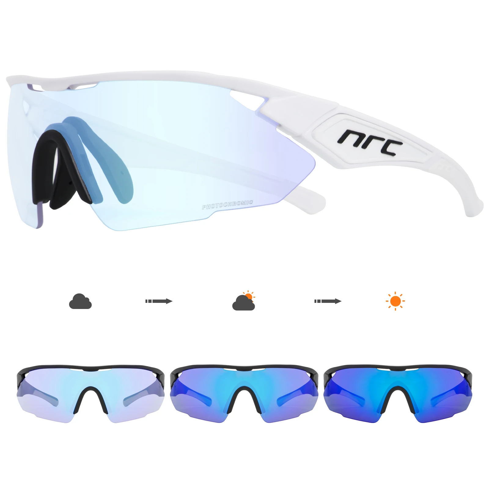NRC Photochromic Cycling Glasses Men Bicycle Glasses MTB Cycling Sports Woman Cycling Sunglasses Bike Eyewear Outdoor Eyepieces
NRC Photochromic Cycling Glasses Men Bicycle Glasses MTB Cycling Sports Woman Cycling Sunglasses Bike Eyewear Outdoor Eyepieces