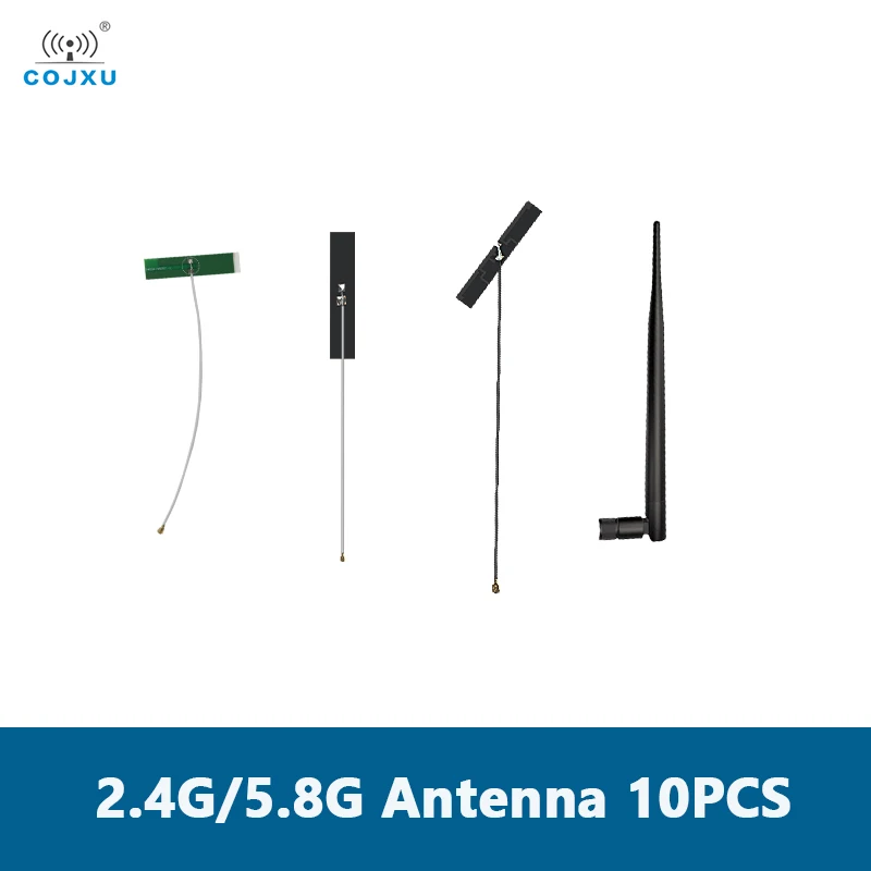 

10PCS/Lot 2.4G/5.8G COJXU Wifi Antenna PCB Antenna Series SMA-J 5dBi Small Size Rubber Antenna For Wireless Module For Ruter