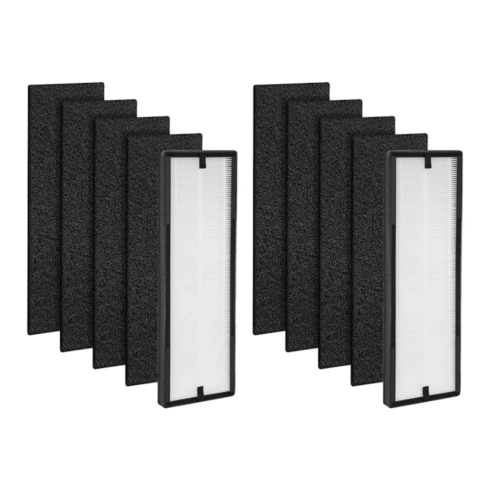 2 NEA-F1 True HEPA Replace Filters + 8 NEA-C1 Activated Carbon Filters for Eureka NEA120 & Smart WiFi CAF-W36USW
2 NEA-F1 True HEPA Replace Filters + 8 NEA-C1 Activated Carbon Filters for Eureka NEA120 & Smart WiFi CAF-W36USW