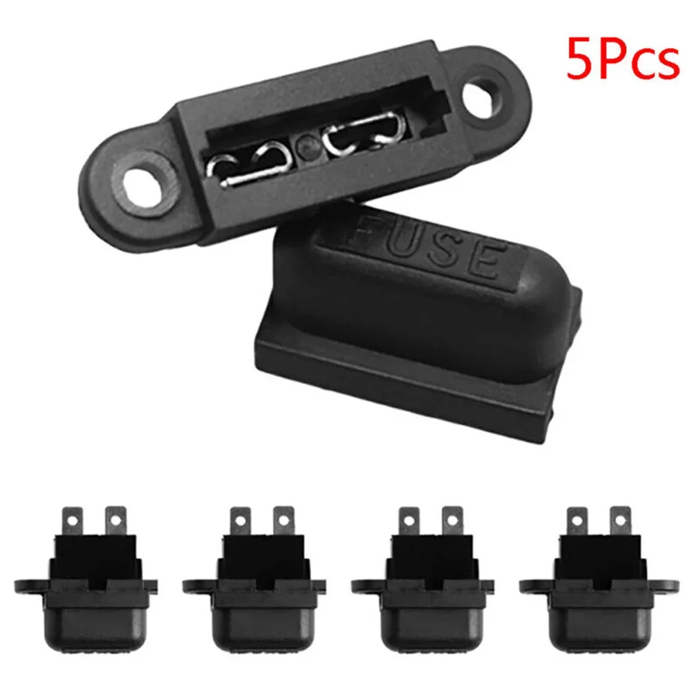 5pcs 30A Amp Auto Blade Standard Fuse Holder Box Fit For Car Boat Truck With Cove.R1 Black 2 Pins Plastic & Metal Parts
5pcs 30A Amp Auto Blade Standard Fuse Holder Box Fit For Car Boat Truck With Cove.R1 Black 2 Pins Plastic & Metal Parts
