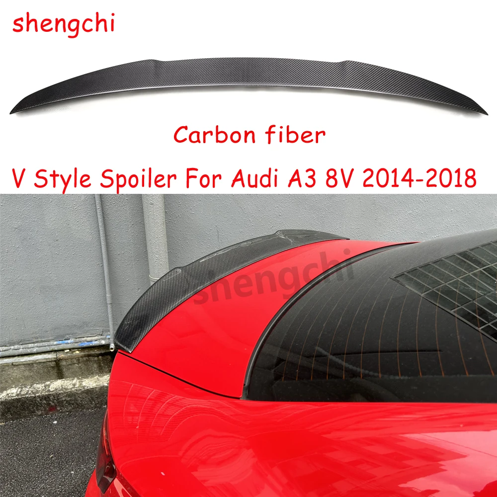 A3 8V стиль углеродное волокно задний спойлер Крылья для Audi A3 RS3 8V седан 2014-2018
A3 8V стиль углеродное волокно задний спойлер Крылья для Audi A3 RS3 8V седан 2014-2018