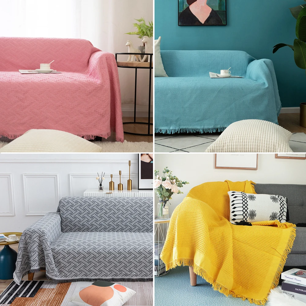 Plain Plaid Blanket for Sofa Decorative Knitted Throw Blanket Bedspread Sofa Towel Cover For Bedroom Livingroom Home Decor
Plain Plaid Blanket for Sofa Decorative Knitted Throw Blanket Bedspread Sofa Towel Cover For Bedroom Livingroom Home Decor