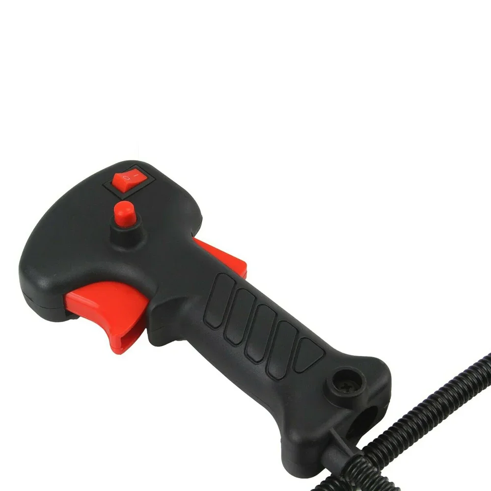 Brush Cutter Trimmer Handle Switch With Throttle Trigger Cable Fits Multiple Models Like JOHN GARDENER GEKO GAZELA And More
Brush Cutter Trimmer Handle Switch With Throttle Trigger Cable Fits Multiple Models Like JOHN GARDENER GEKO GAZELA And More