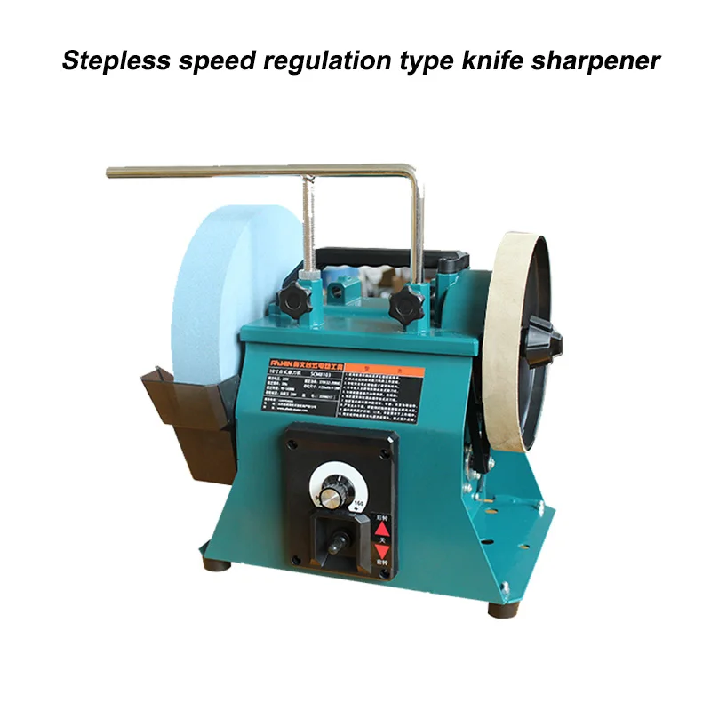 10 Inch Low-Speed Water-Cooled Knife Sharpener Stepless Speed Regulation Grinder Polishing Machine Desktop Grinding Machine
10 Inch Low-Speed Water-Cooled Knife Sharpener Stepless Speed Regulation Grinder Polishing Machine Desktop Grinding Machine