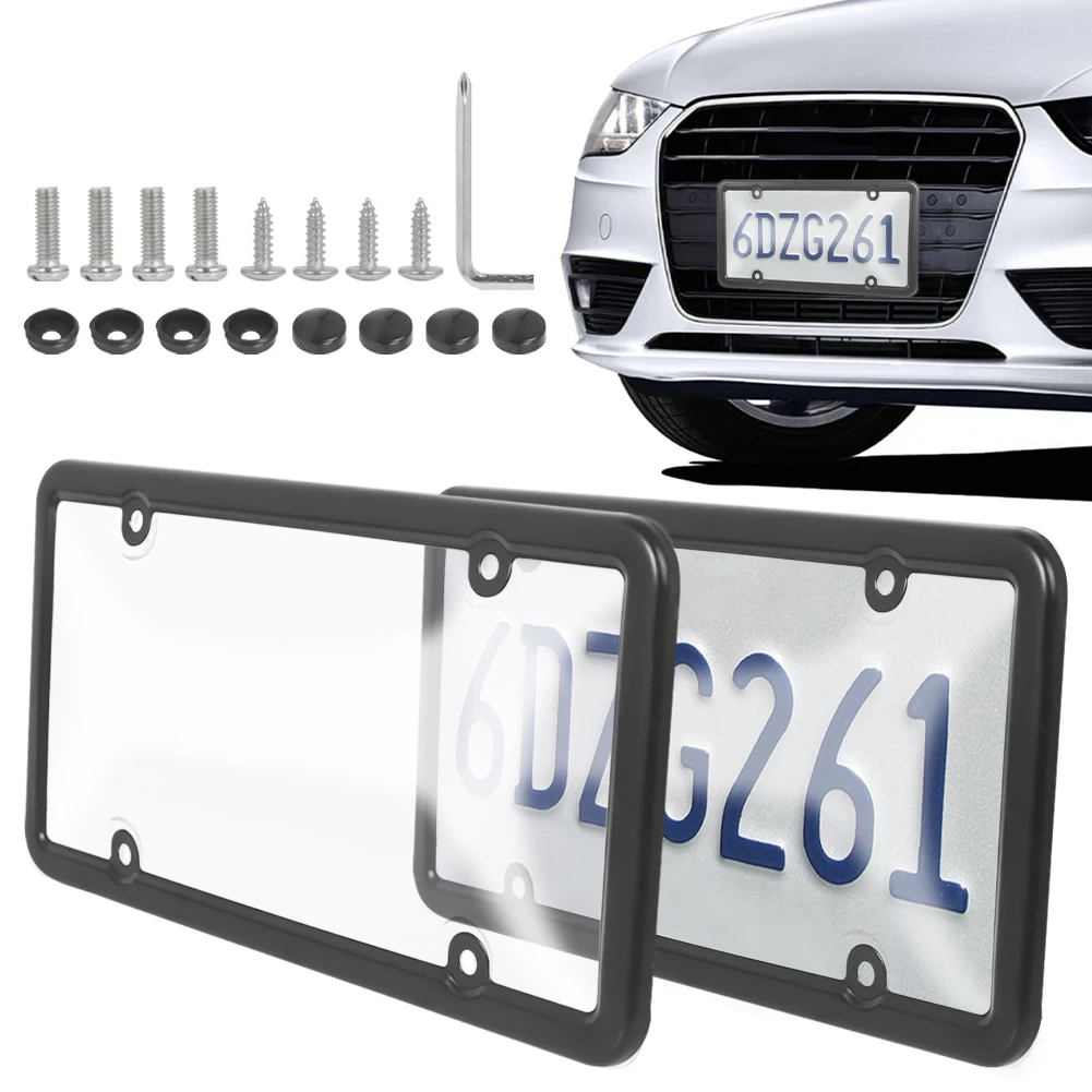 2PCS Universal Aluminum Alloy Car License Plate Frame Cover Metal Car Number Plate Holder Car Exterior Decoration Accessories
2PCS Universal Aluminum Alloy Car License Plate Frame Cover Metal Car Number Plate Holder Car Exterior Decoration Accessories