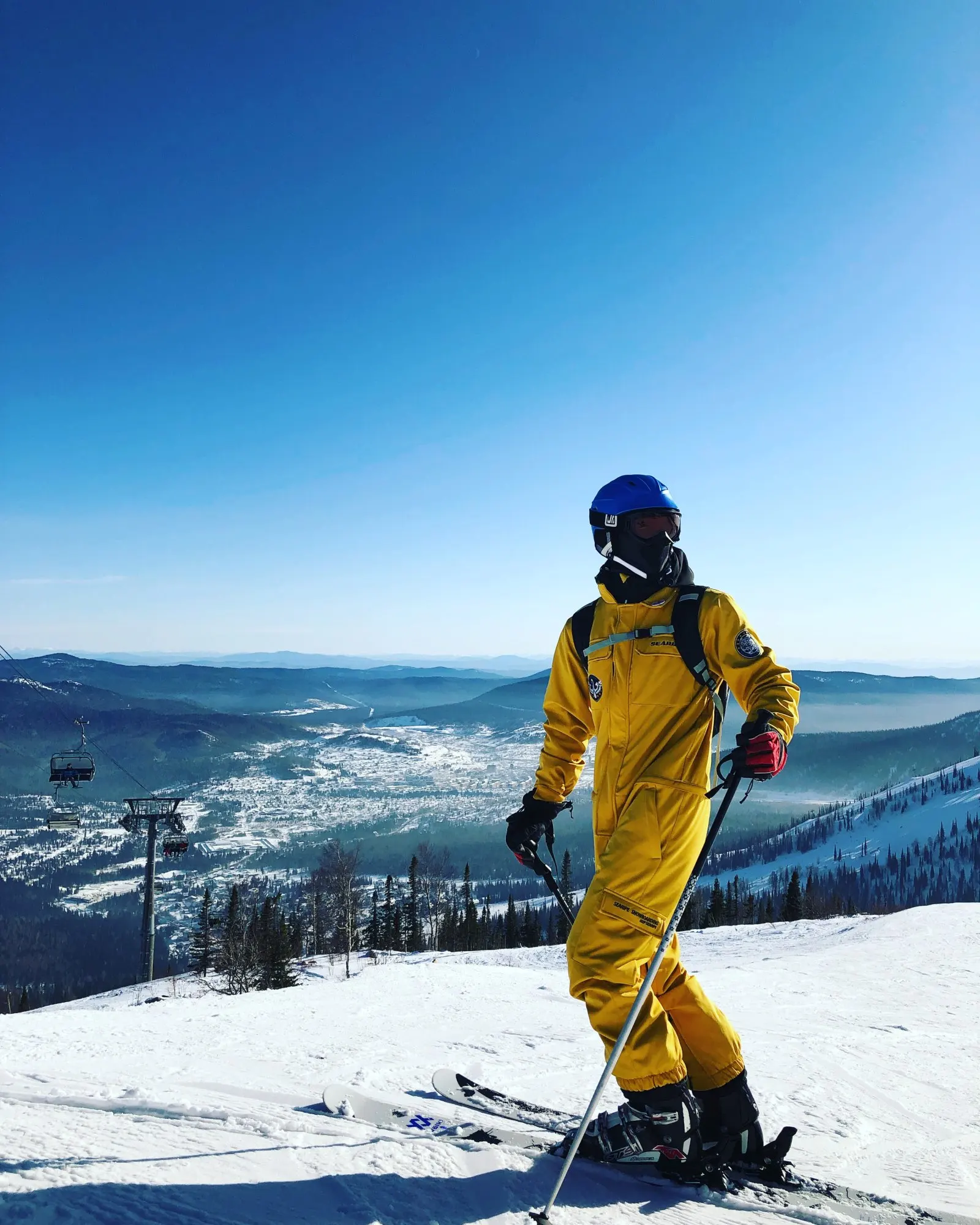 Unisex Hooded Skiing Snowboard Jumpsuit