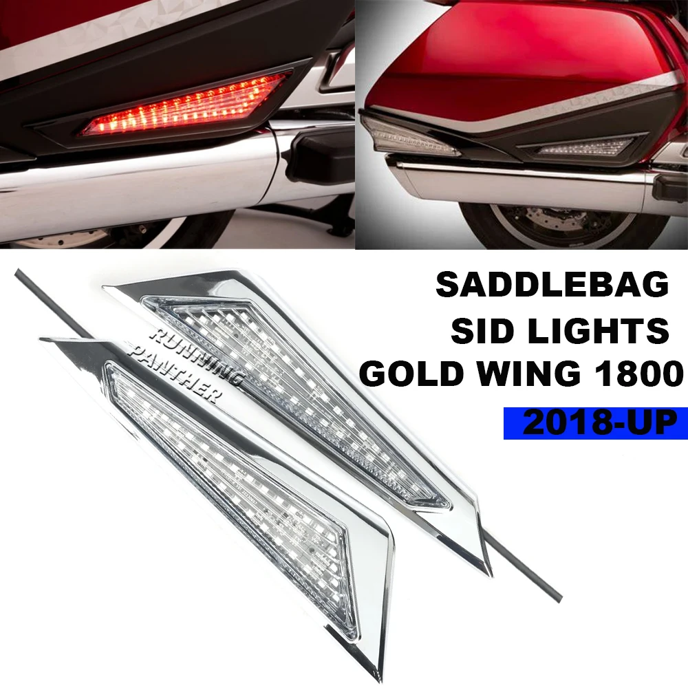 

For Honda Goldwing Gold Wing GL 1800 GL1800 F6B 2018-2023 Motorcycle Saddlebag Side Indicator LED Marker Lights Decorative Lamp