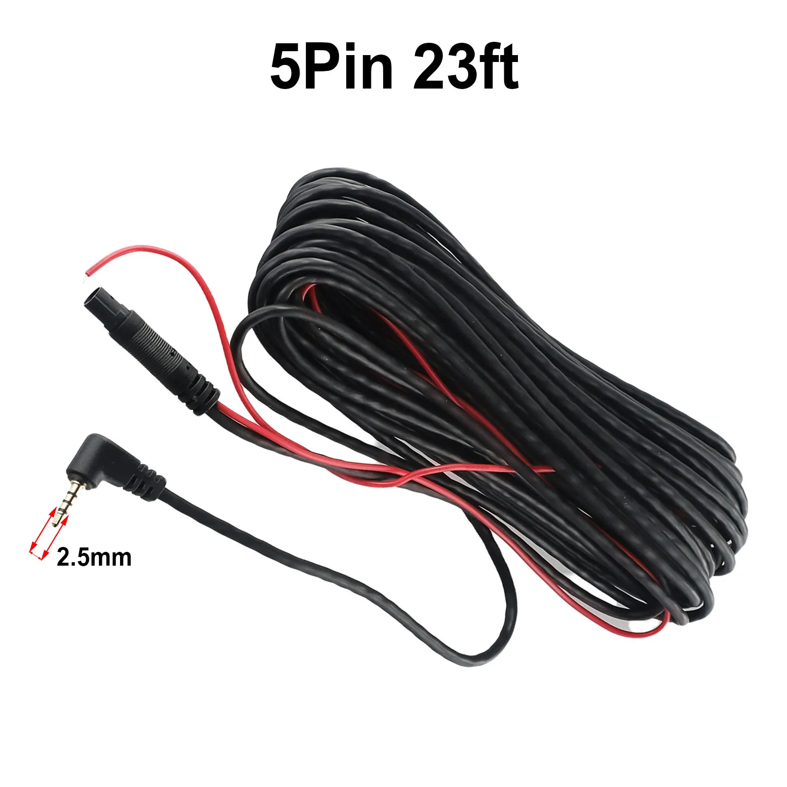 1pc 9M 5-Pin Black Car Video Extension Cable For Trucks, Campers, Trailers - Plastic And Metal Fit For 12V Power Outlet
1pc 9M 5-Pin Black Car Video Extension Cable For Trucks, Campers, Trailers - Plastic And Metal Fit For 12V Power Outlet