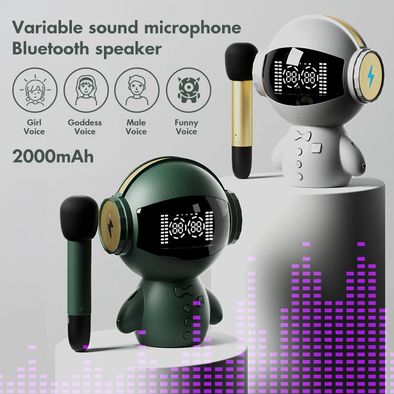 Astronaut Speaker Stereo Outdoor Home Wireless Portable Bluetooth Smart Speaker To Play AUX External Audio for Party Camping
Astronaut Speaker Stereo Outdoor Home Wireless Portable Bluetooth Smart Speaker To Play AUX External Audio for Party Camping
